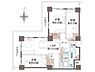 間取り：3LDK　専有面積72.48m2　バルコニー面積23.42m2