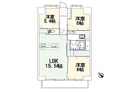 ジェム川口プライムアベニュー 3LDKの間取図画像