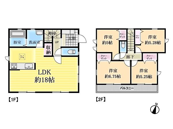 間取りを拡大表示