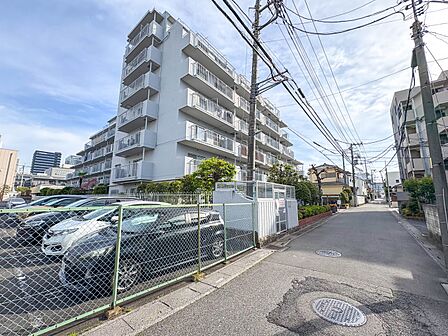 【前面道路】家の前をまっすぐの通りが走っている。クルマは少なく、人々は毎朝、ウォーキング、ジョギング、犬の散歩など、フリーな朝時間を過ごしている。
