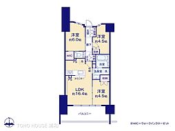 エステムコート川口並木サウスガーデン 3LDKの間取図画像