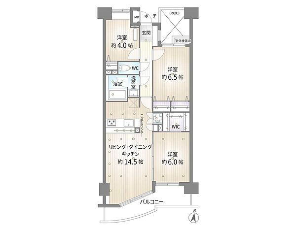 間取りを拡大表示