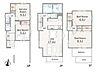 間取り：【間取り図】1階洋室5.2帖、納戸5.2帖、2階LDK17.8帖、3階8.3帖・6帖