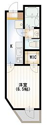 ＳＹＵＰＲＯＳ武蔵関 3階1Kの間取り
