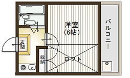 メゾン・ニデコ 1Kの間取図画像