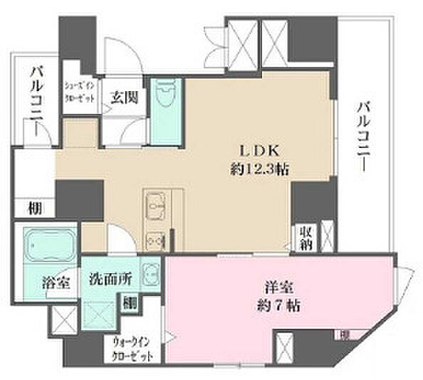 WHARF文京茗荷谷 601｜東京都文京区大塚4丁目(賃貸マンション1LDK・6階・50.32㎡)の写真 その2