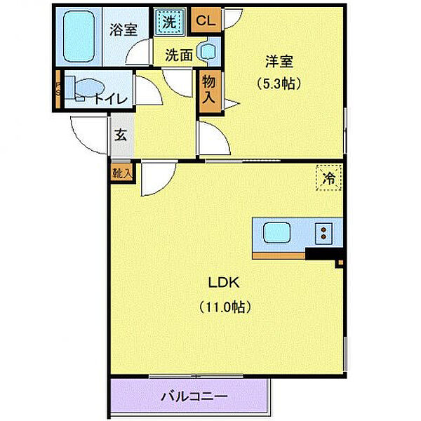 Alpha Prime文京音羽North 202｜東京都文京区音羽1丁目(賃貸マンション1LDK・2階・35.71㎡)の写真 その2