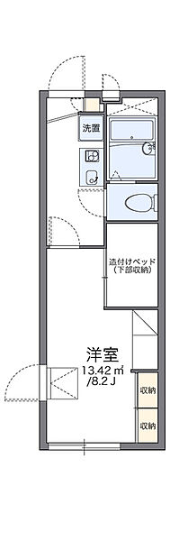 レオパレスレリア 201｜東京都豊島区長崎3丁目(賃貸アパート1K・2階・22.35㎡)の写真 その2