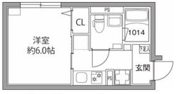 レピュア板橋本町レジデンス 401｜東京都板橋区清水町(賃貸マンション1K・4階・21.70㎡)の写真 その2