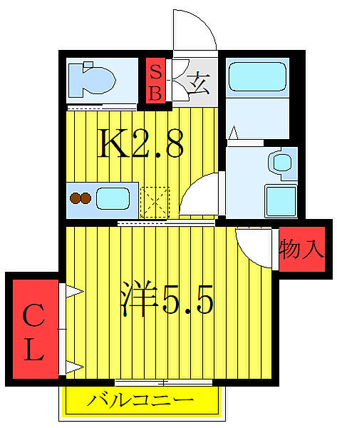 プレミアハウス上十条I 102｜東京都北区上十条2丁目(賃貸アパート1K・1階・21.86㎡)の写真 その2
