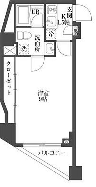 ムーブメンツ西早稲田 1001｜東京都新宿区戸山3丁目(賃貸マンション1K・10階・26.15㎡)の写真 その2