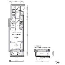 スパシエベルタ板橋本町 101 ｜ 東京都板橋区宮本町（賃貸マンション1DK・1階・25.37㎡） その2