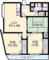 カルム千里山土井 A棟 101 ｜ 大阪府吹田市千里山西1丁目（賃貸マンション3LDK・1階・75.07㎡） その2