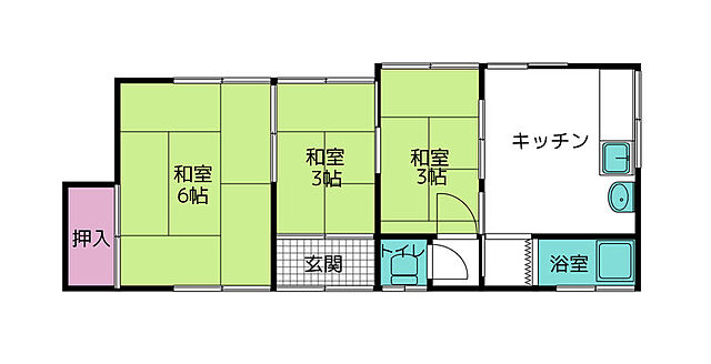 間取り 延岡市塩浜町1丁目154593