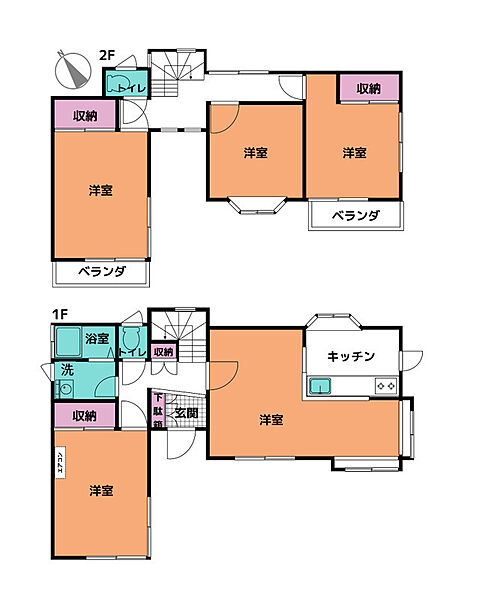 間取りを拡大表示