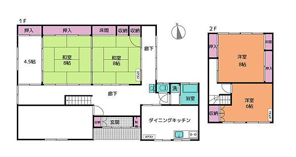 間取りを拡大表示