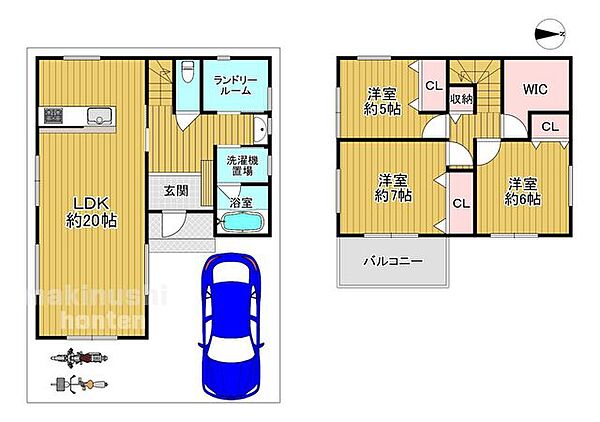 間取りを拡大表示