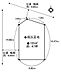 区画図：土地面積は広々約46.8坪(155m2)ございます！建築条件なしの更地の土地です！通風良好で開放感のある北西の角地です♪