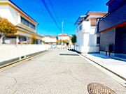 前面道路含む外観高低差のないフラットな土地です