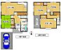 間取り：4LDKで各部屋に収納がございます。建物2年保証付き
