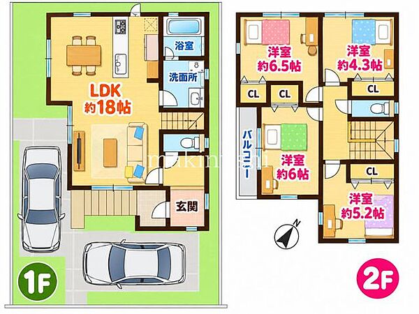 間取りを拡大表示