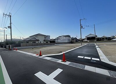 外観：全区画40坪以上♪建築条件はありません♪お好きなハウスメーカー・工務店にて建築可能です♪