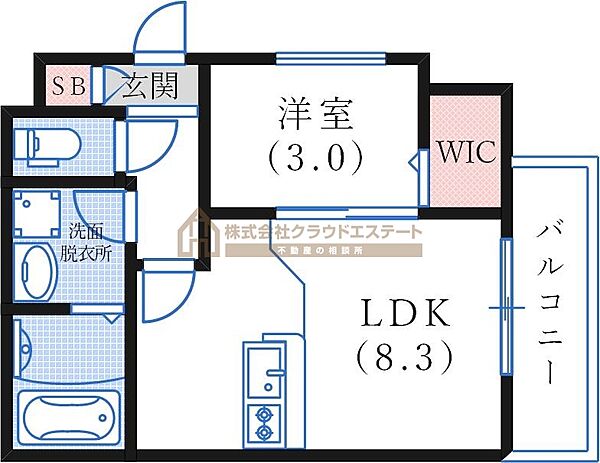 エハコ日暮通 ｜兵庫県神戸市中央区日暮通5丁目(賃貸マンション1LDK・2階・28.59㎡)の写真 その2