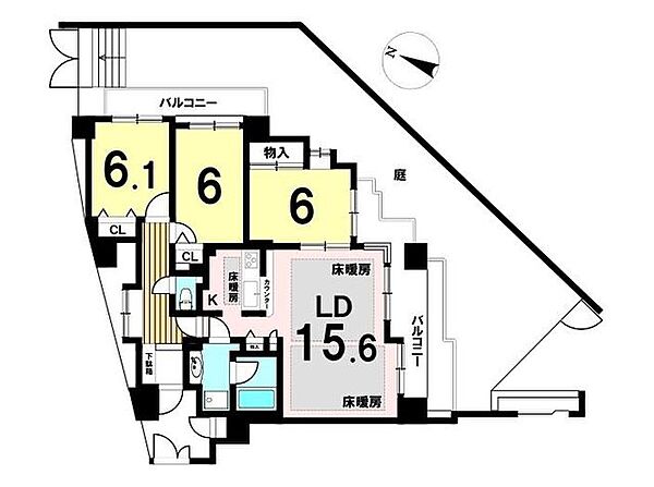 間取りを拡大表示