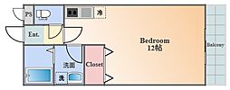 Dolce5 ワンルームの間取図画像