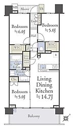 間取図画像 3SLDK