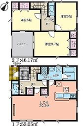 物件画像 三島市中第2　全2棟　2号棟