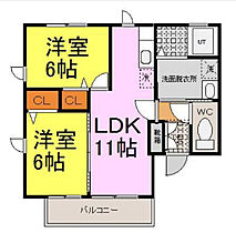 ガーデンハイツ（仁豊野） Ａ201 ｜ 兵庫県姫路市仁豊野（賃貸アパート2LDK・2階・49.85㎡） その2