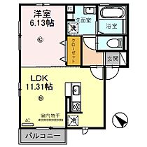 ソラティオ 201 ｜ 兵庫県姫路市南条1丁目（賃貸アパート1LDK・2階・42.12㎡） その2