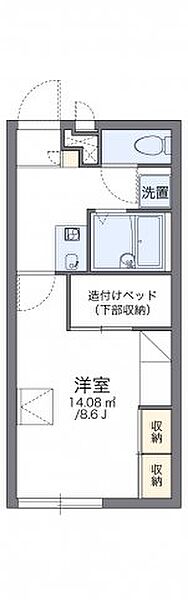 レオパレスＴ’ｓ－ＣＯＡＴ 205｜兵庫県姫路市上手野(賃貸アパート1K・2階・23.18㎡)の写真 その2