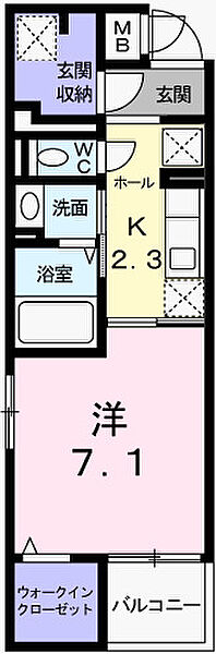 ジュエルII 404｜兵庫県姫路市飾磨区三宅1丁目(賃貸マンション1K・4階・30.24㎡)の写真 その2