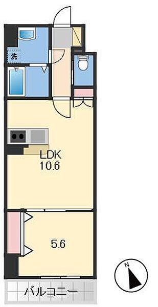 ＭＩＳＴＲＡＬ姫路駅前VIII安田 703｜兵庫県姫路市安田4丁目(賃貸マンション1LDK・7階・40.33㎡)の写真 その3