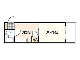 コテージミタキ  ｜ 広島県広島市西区三滝本町2丁目（賃貸マンション1DK・2階・22.56㎡） その2