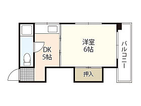 第1小河内ビル 401 ｜ 広島県広島市西区小河内町2丁目（賃貸マンション1DK・4階・21.26㎡） その2