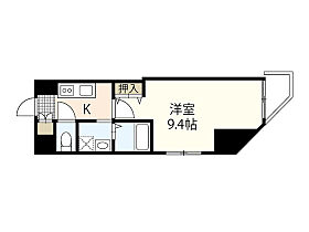 広島県広島市中区鶴見町（賃貸マンション1K・4階・27.58㎡） その2