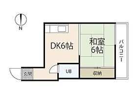 ＳＳビル  ｜ 広島県広島市西区観音本町1丁目（賃貸マンション1DK・2階・26.28㎡） その2