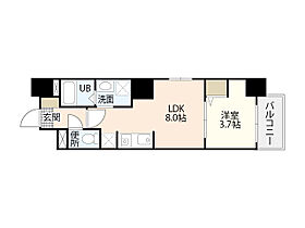 ウェンディ幟町  ｜ 広島県広島市中区幟町（賃貸マンション1LDK・12階・28.73㎡） その2