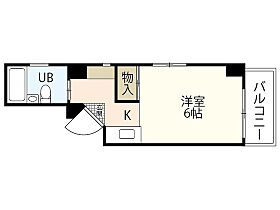 リバーサイド庚午  ｜ 広島県広島市西区庚午中1丁目（賃貸マンション1R・1階・17.25㎡） その2