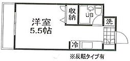 メゾン・ド・セレニテ ワンルームの間取図画像