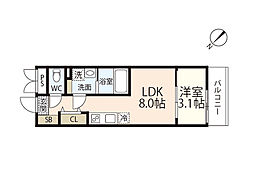 間取図画像 1LDK