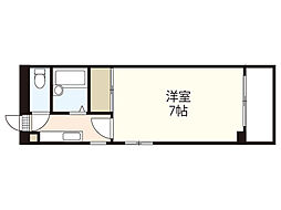 CLSビル 1Kの間取図画像