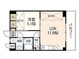 間取図画像 1LDK
