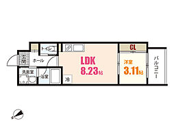 間取図画像 1LDK