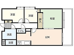 ふぁみーゆ舟入南 3LDKの間取図画像