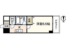 エイトプラザ横川 1Kの間取図画像