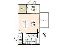 skye+N 1LDKの間取図画像